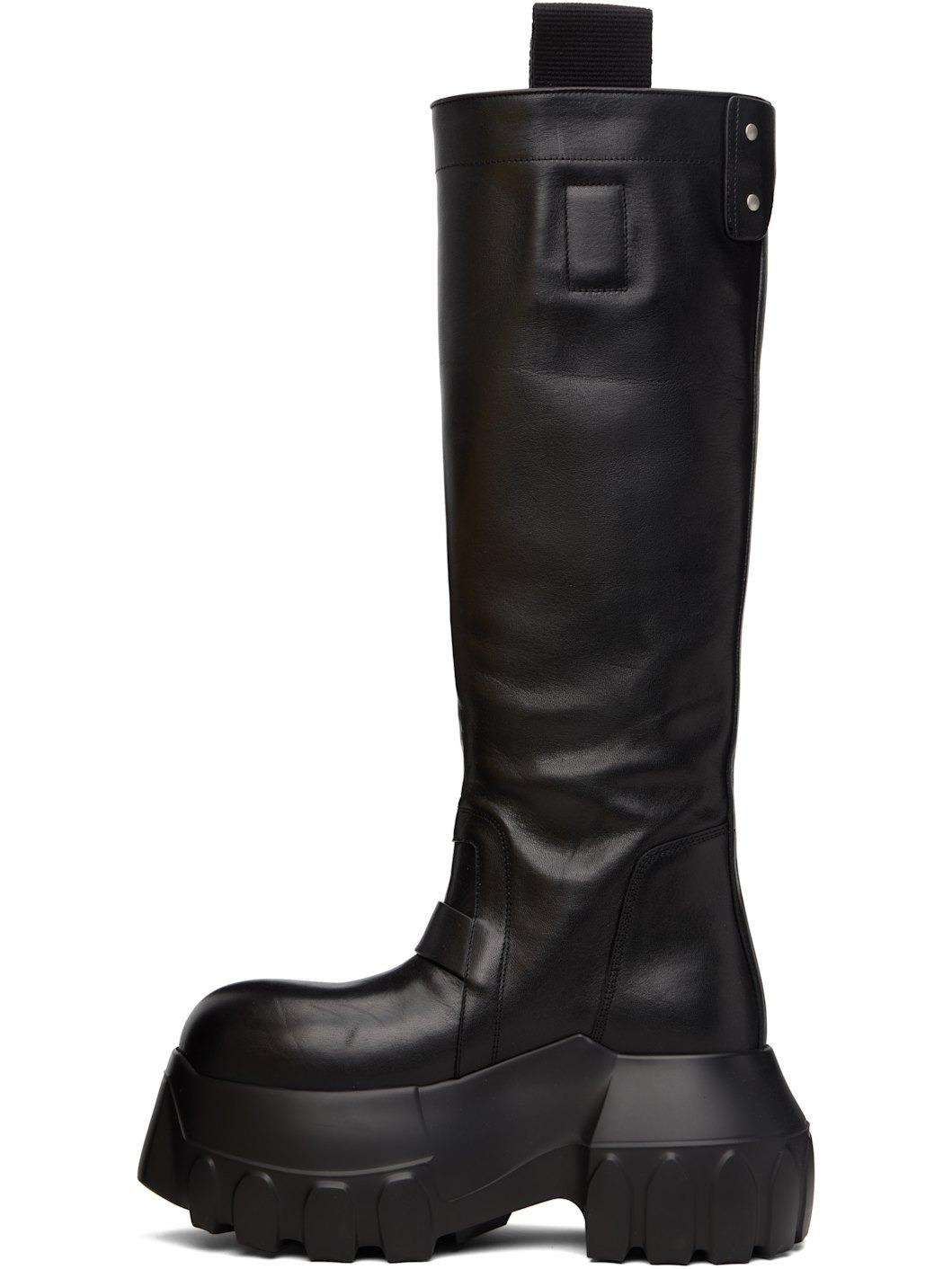 Black Concordians Pull On Mega Tractor Tall Boots - 3