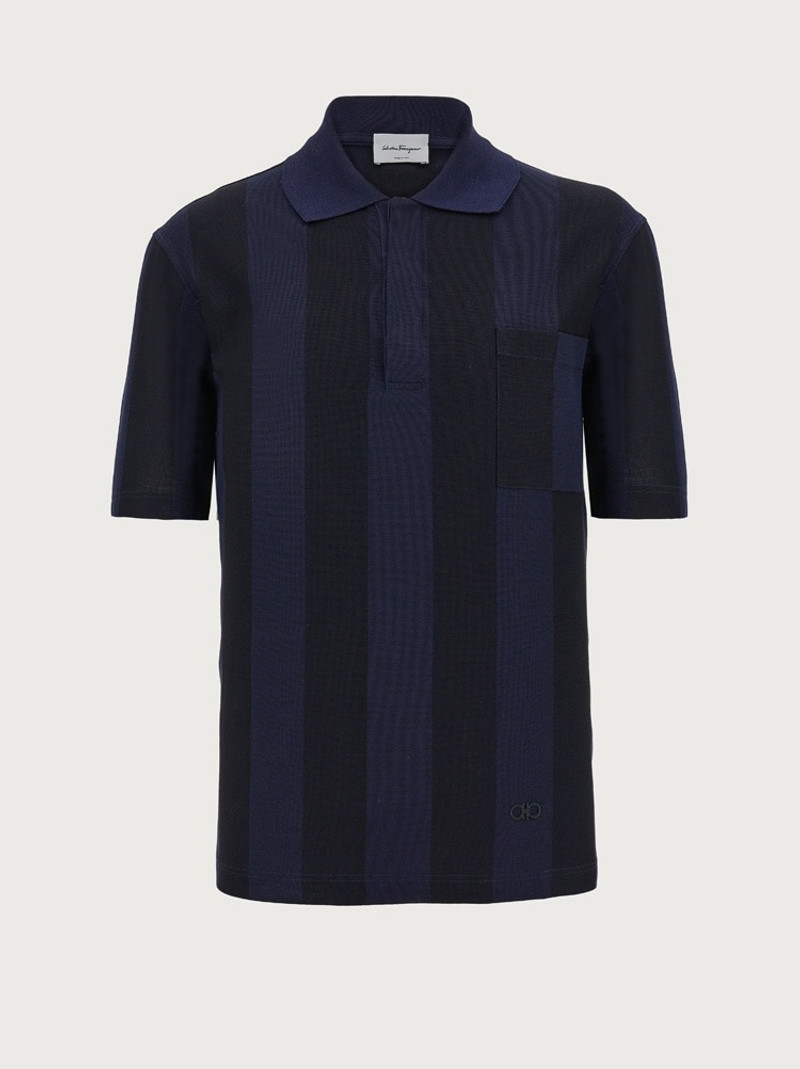 DUAL TONE STRIPED POLO 1