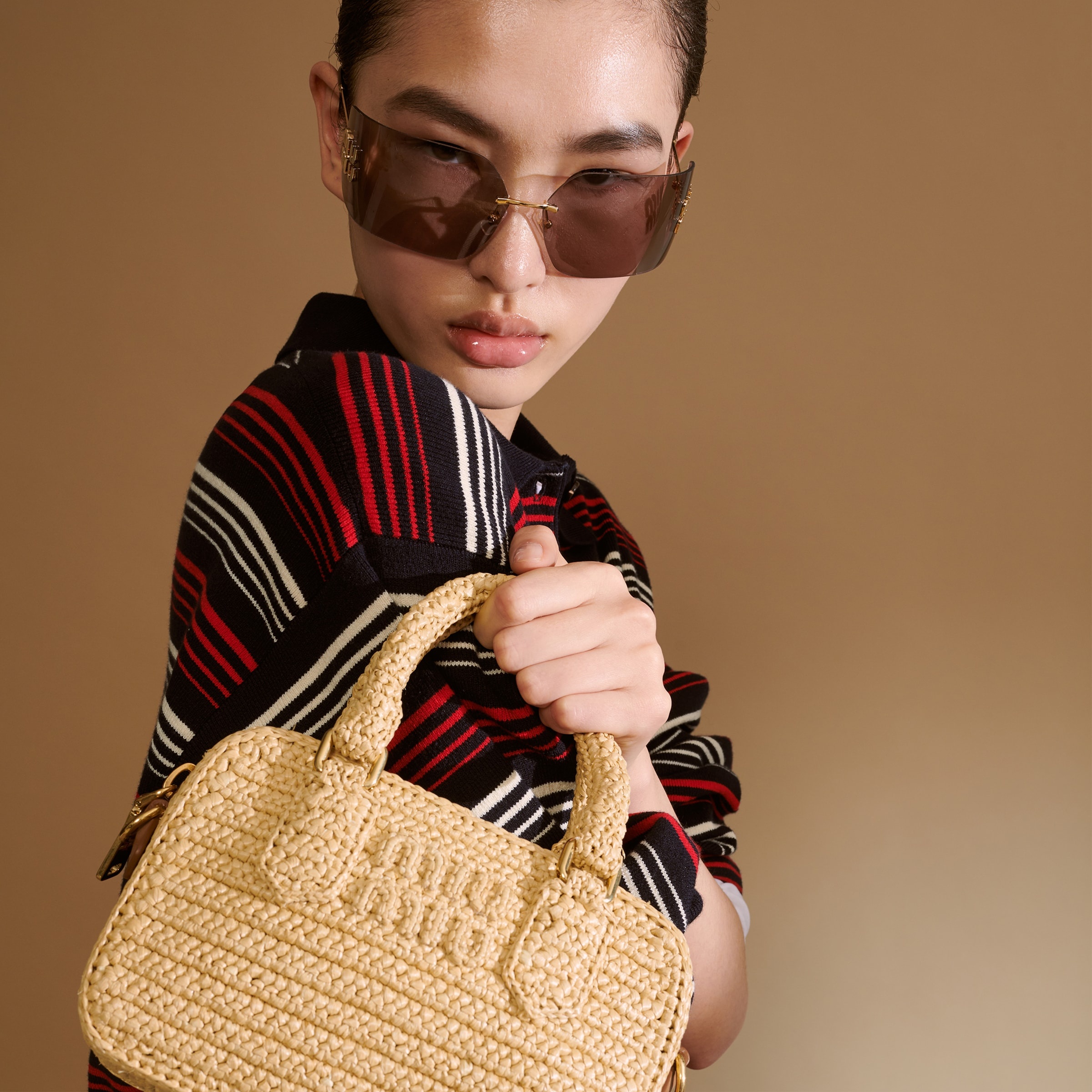 Women's Crochet Shoulder Bag by Miu Miu