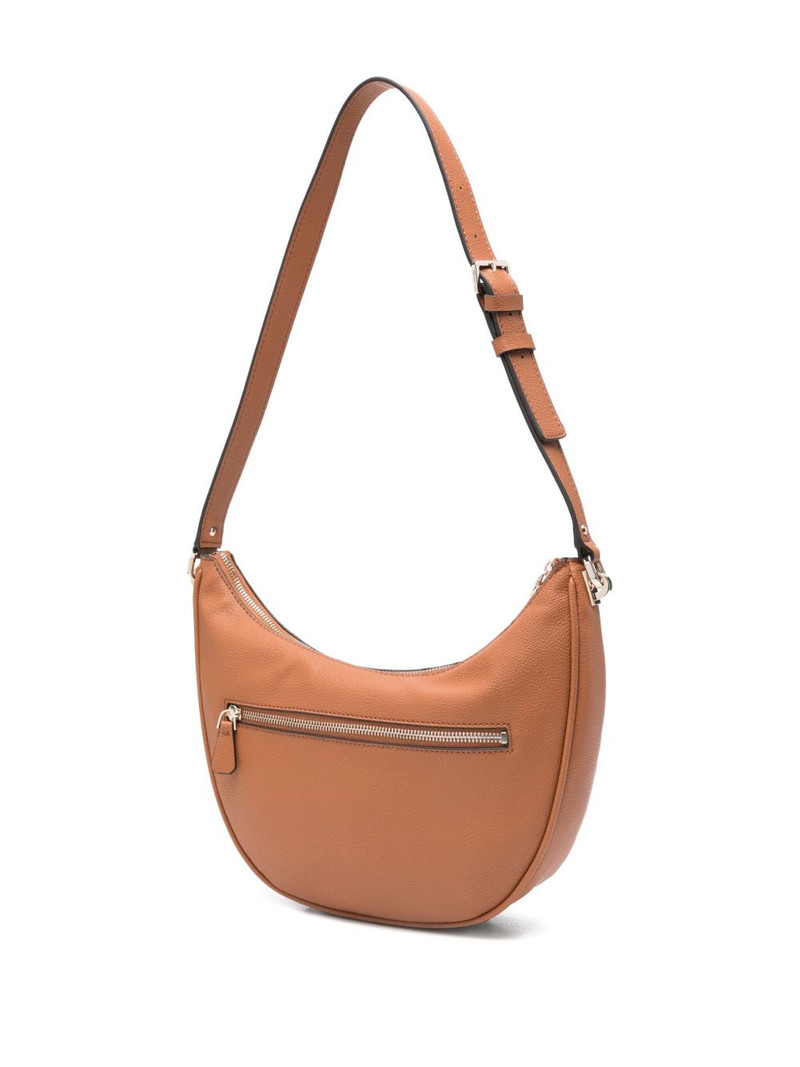 GUESS USA logo-plaque crescent shoulder bag outlook