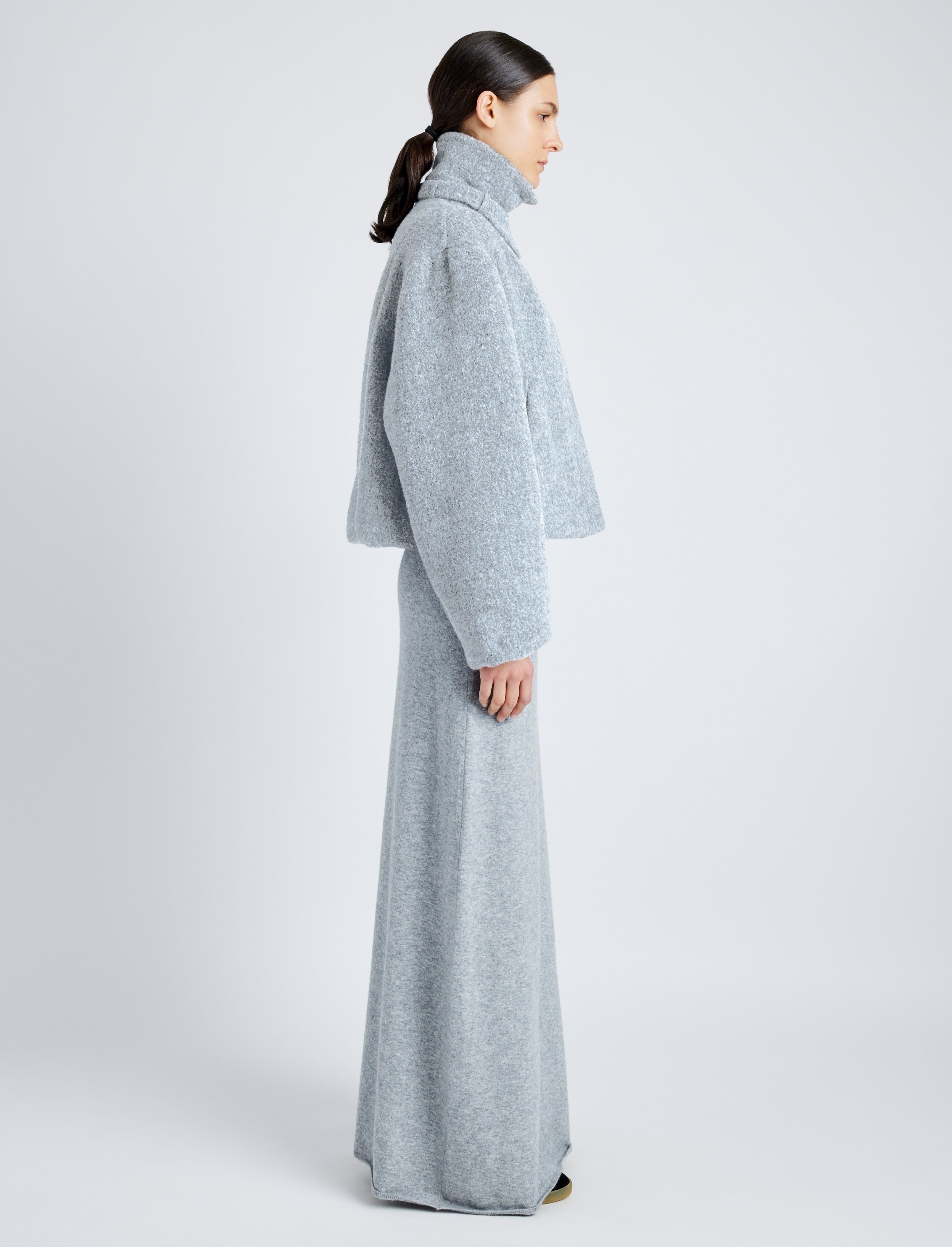 Darcy Jacket in Brushed Wool Cashmere - 4
