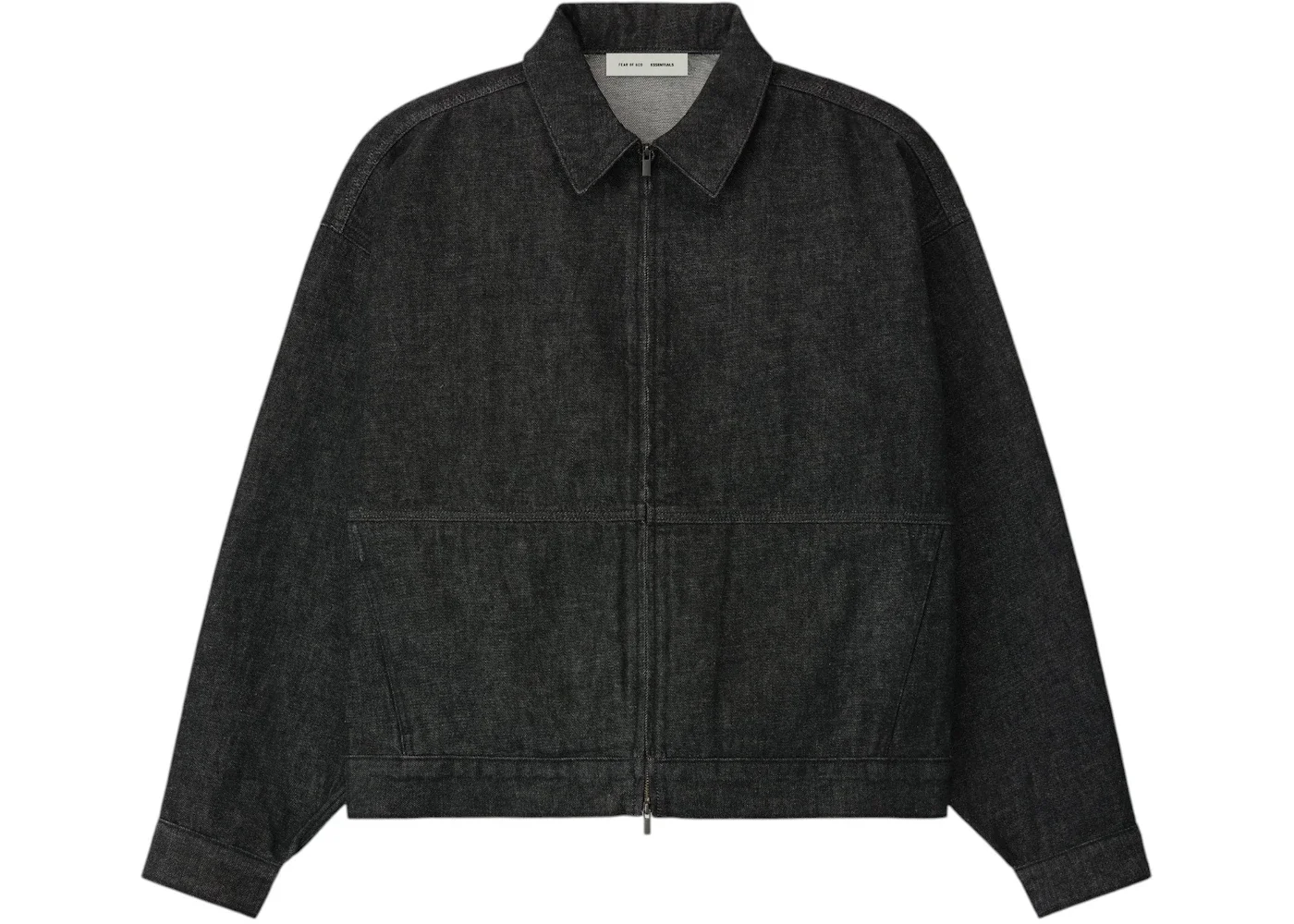 Fear of God Essentials Denim Work Jacket Vintage Black - 1