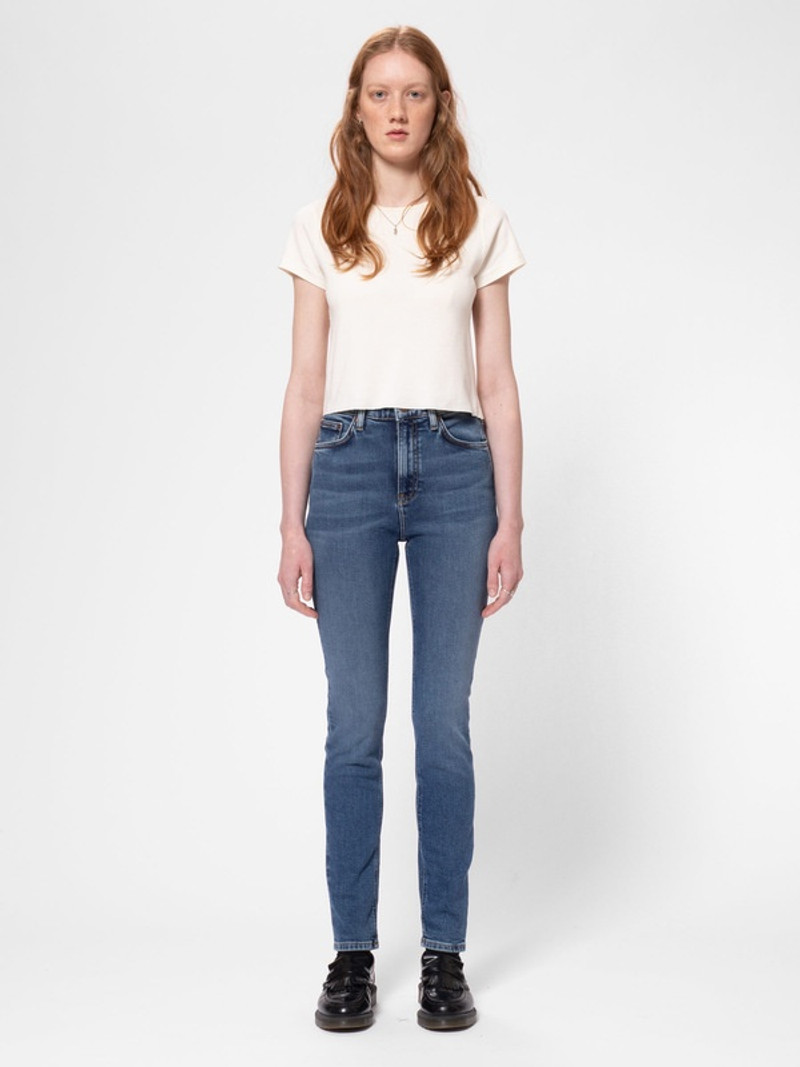 Nudie Jeans Hightop Tilde Blue Reality outlook