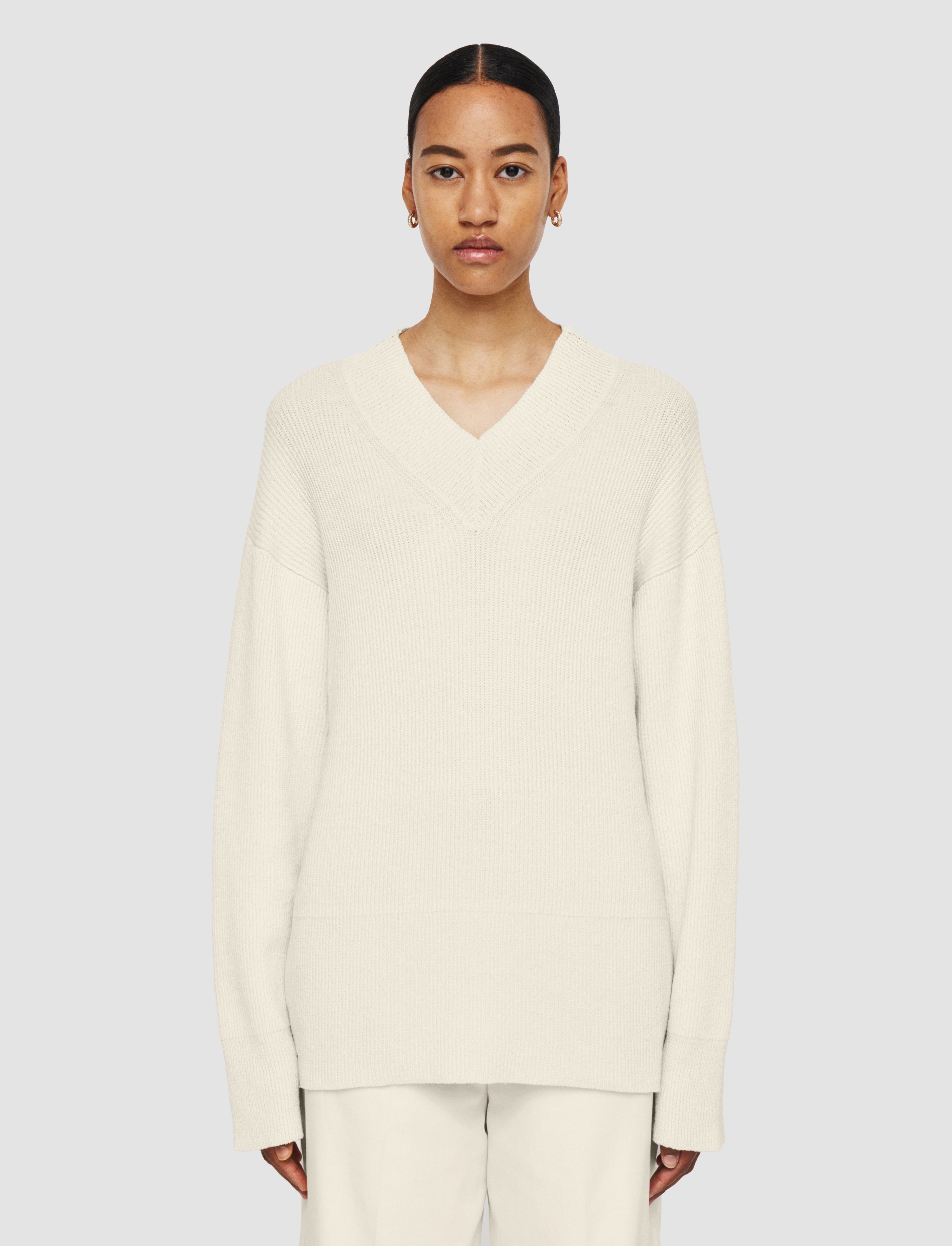 Linen Blend Knit Jumper - 3