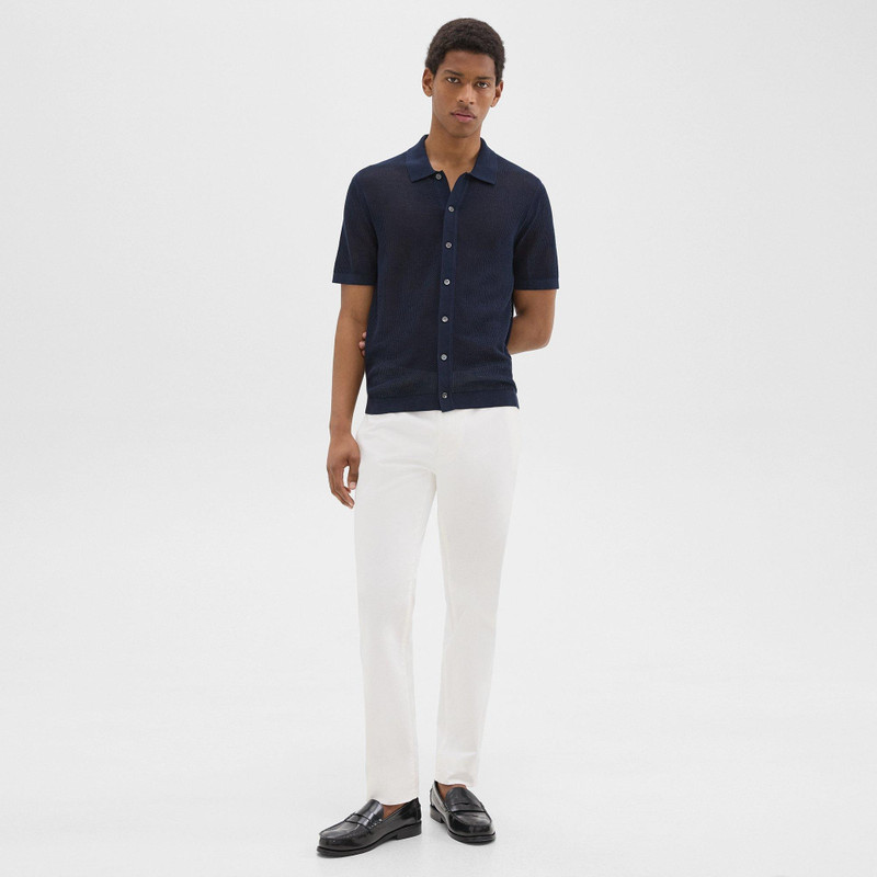 Theory Cairn Short-Sleeve Shirt in Cotton outlook
