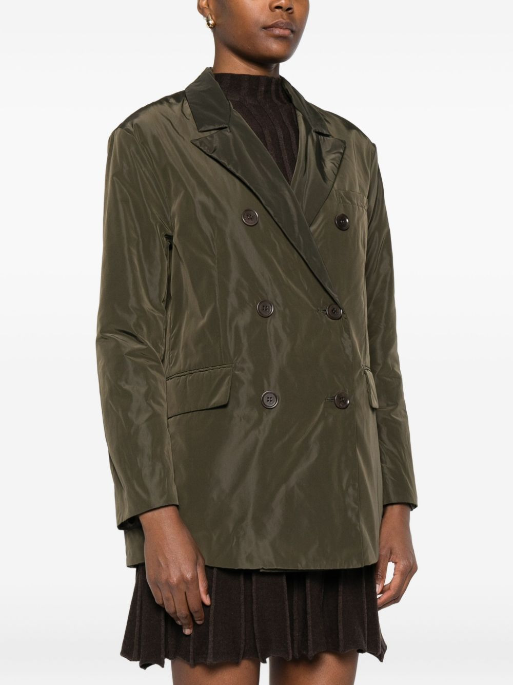 double-breasted buttoned coat - 3