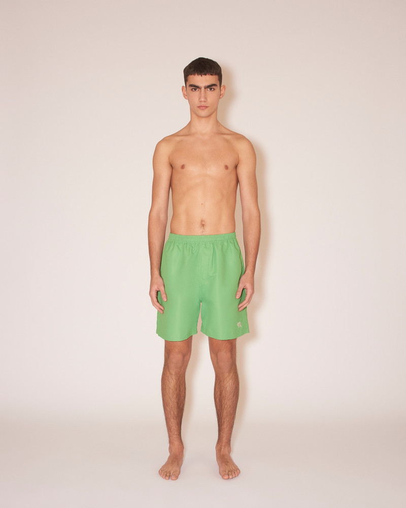 Nanushka KENAN - Recycled polyester shorts - Green outlook