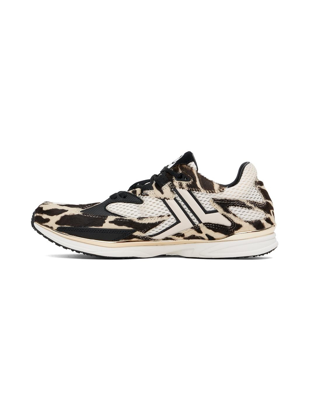 Brown & Off-White Meteor Sneakers - 3