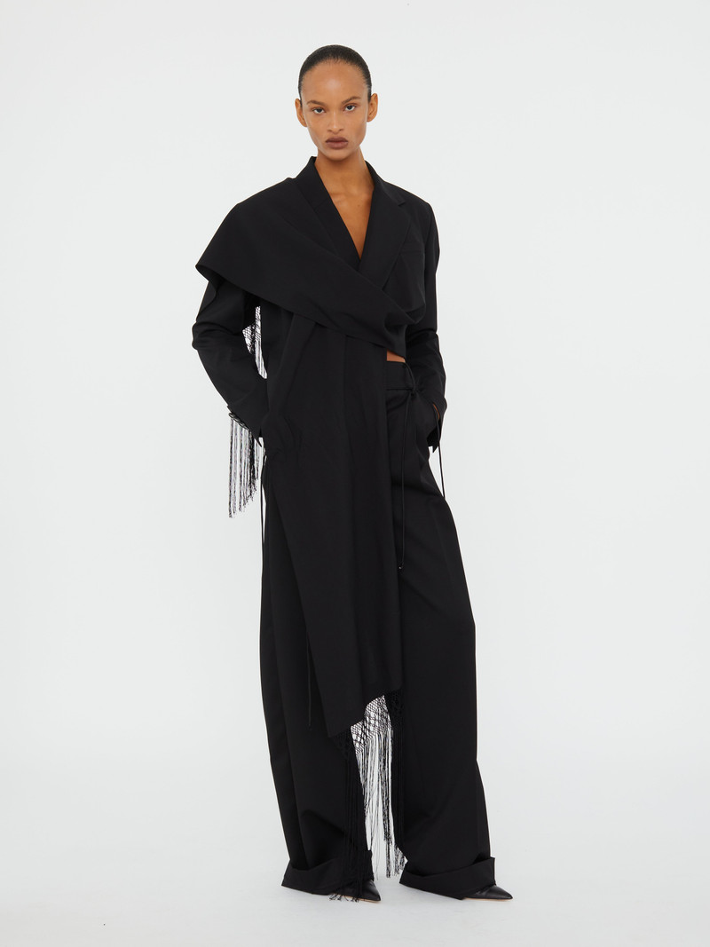 CHRISTOPHER ESBER Unravel Macrame Blazer outlook