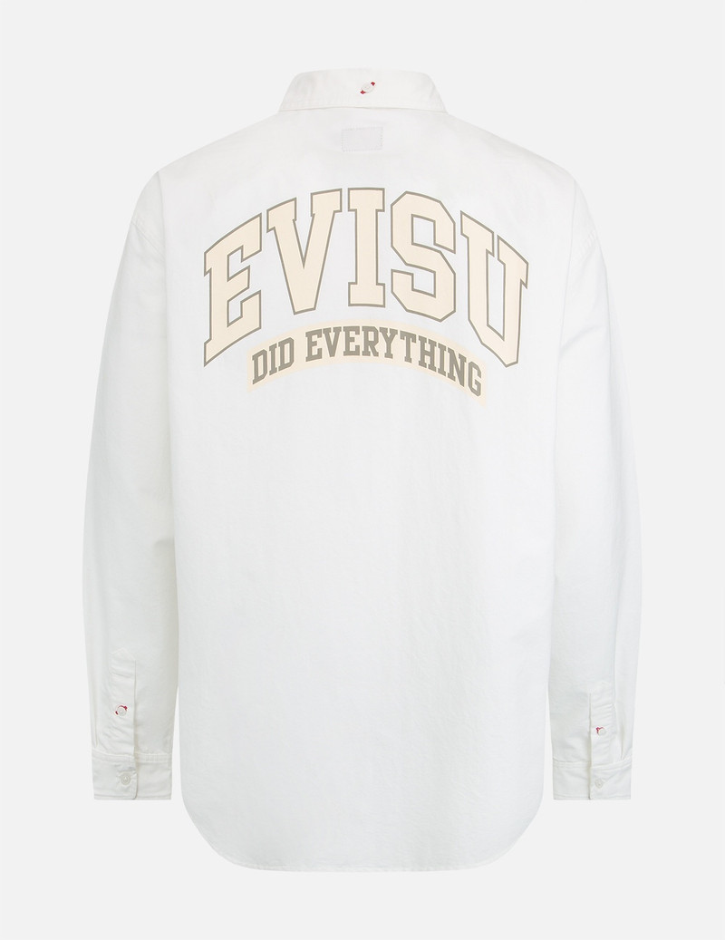 EVISU RETRO LOGO PRINT OVERSIZED SHIRT outlook