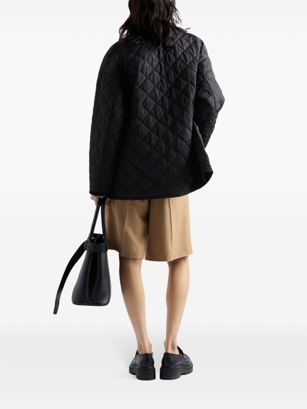 pleat-detailing shorts - 3