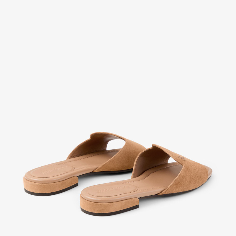 Dina Flat Toffee Suede Flats 5