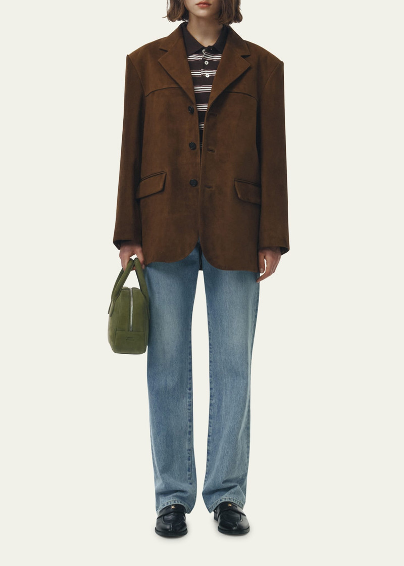 Dunst Unisex Tailored Suede Jacket outlook