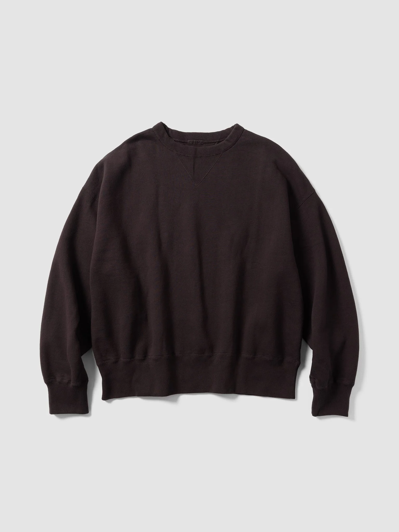 Double V Pullover Brown Violet - 1