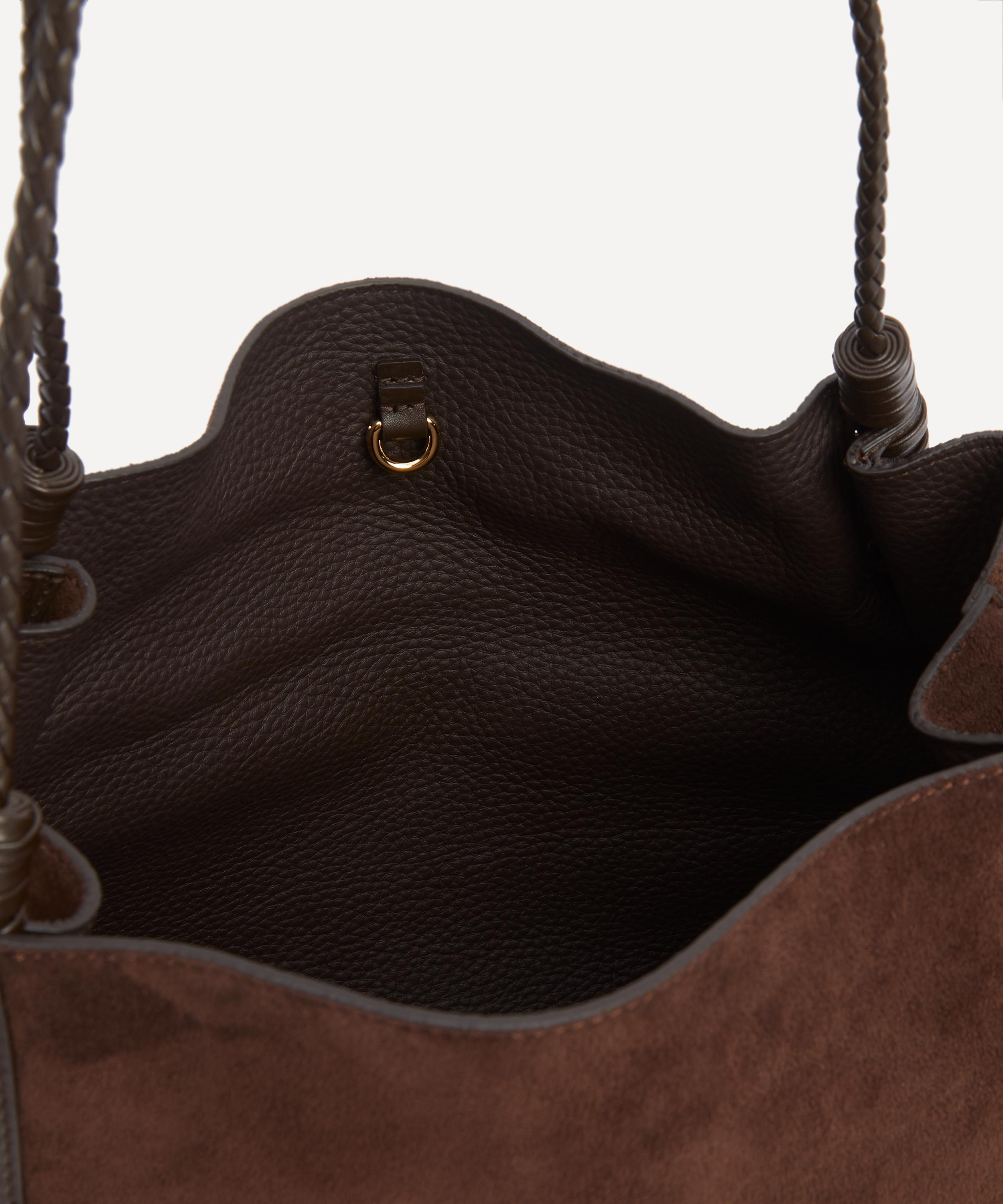 Small Libra Suede Tote Bag - 5