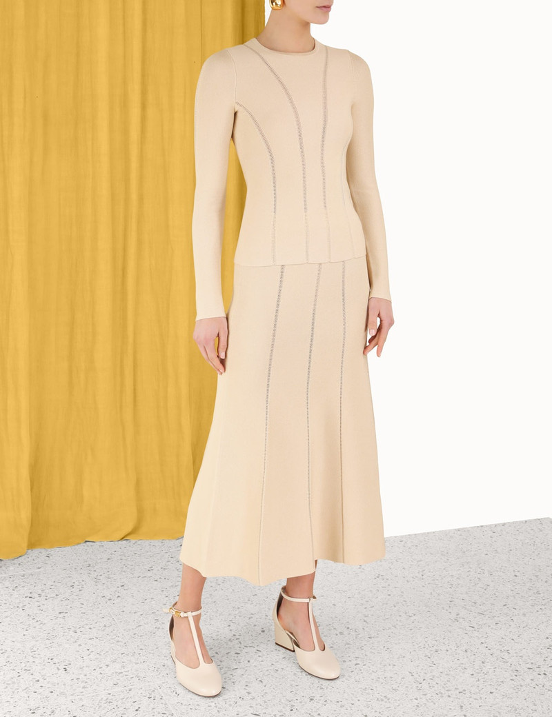 LUMINOSITY KNIT PANELLED TOP 3