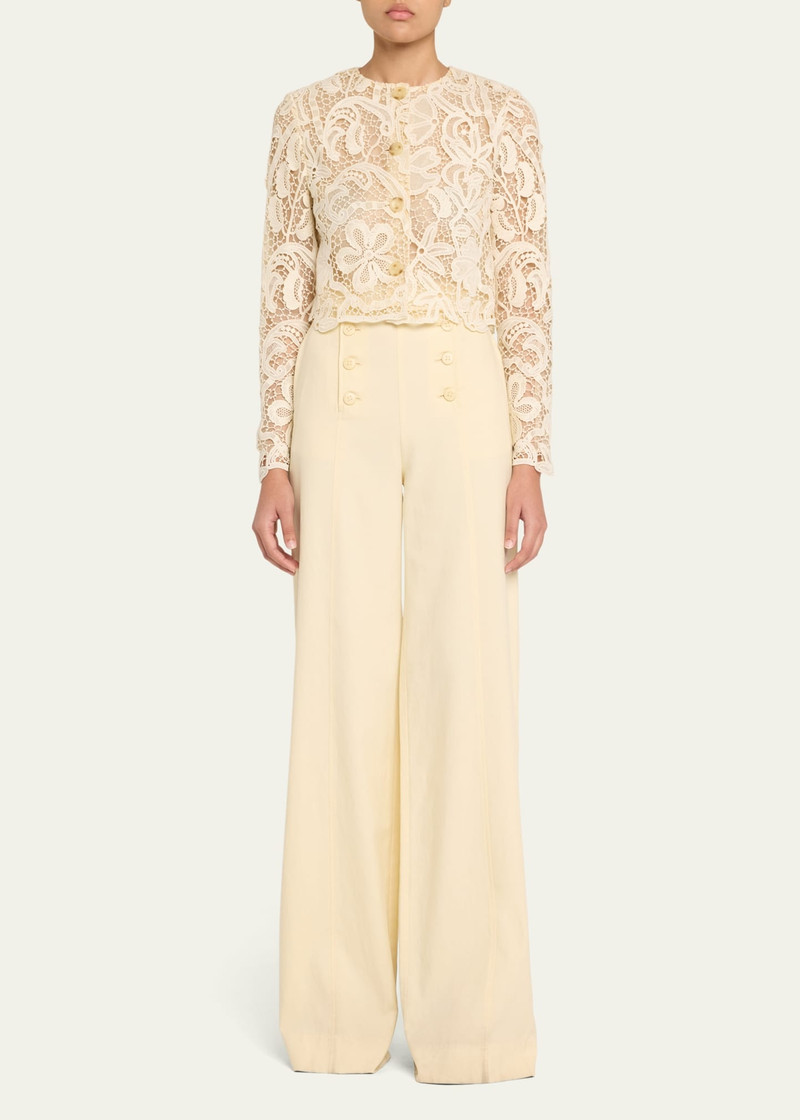 ULLA JOHNSON Yalena Straight-Leg Pants outlook