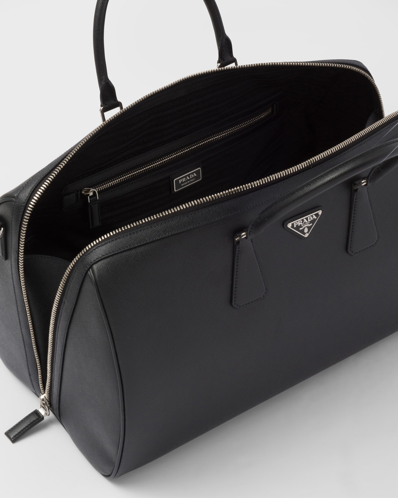 Saffiano leather travel bag 5