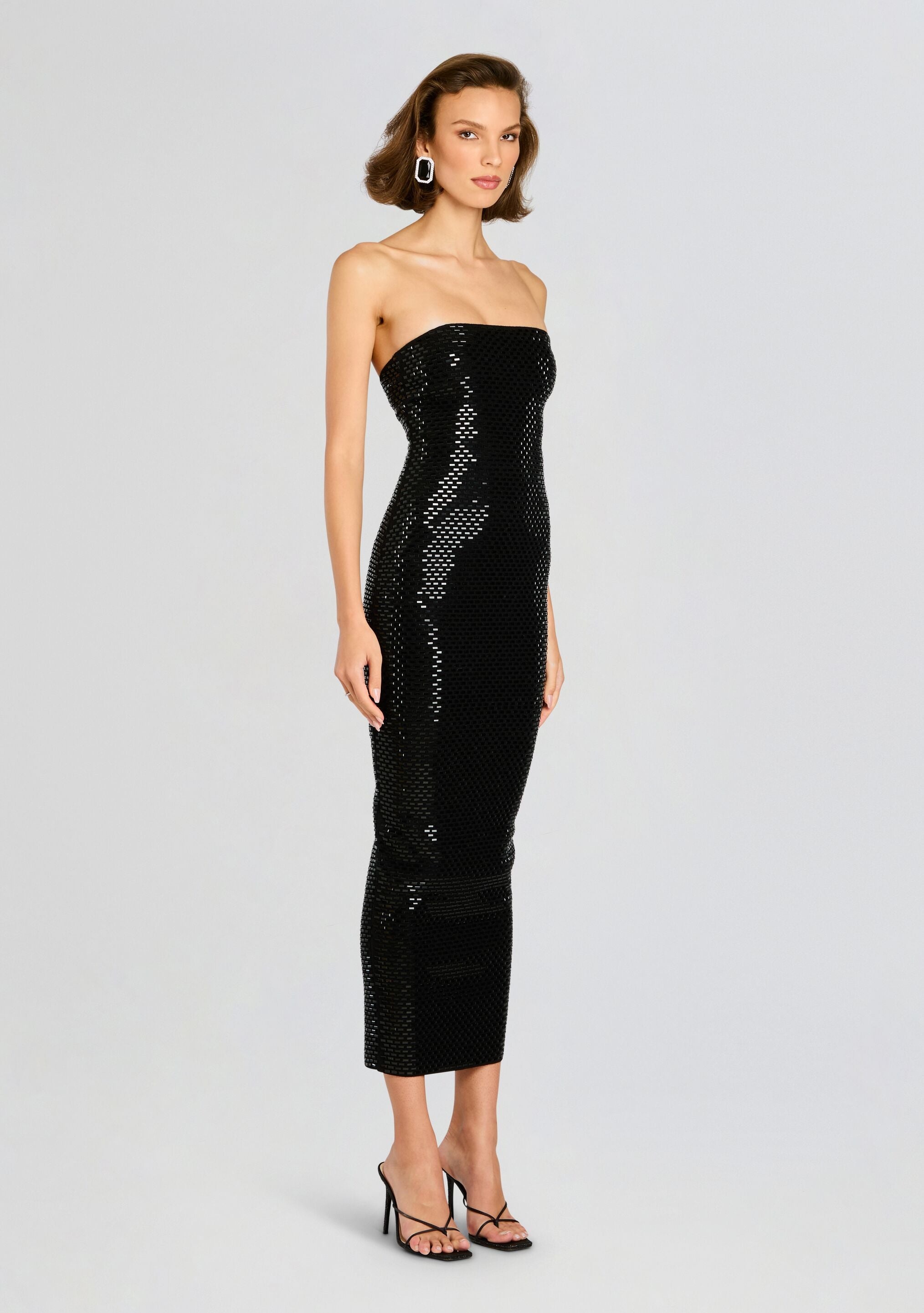 KARRAH EMBELLISHED KNIT DRESS - 3