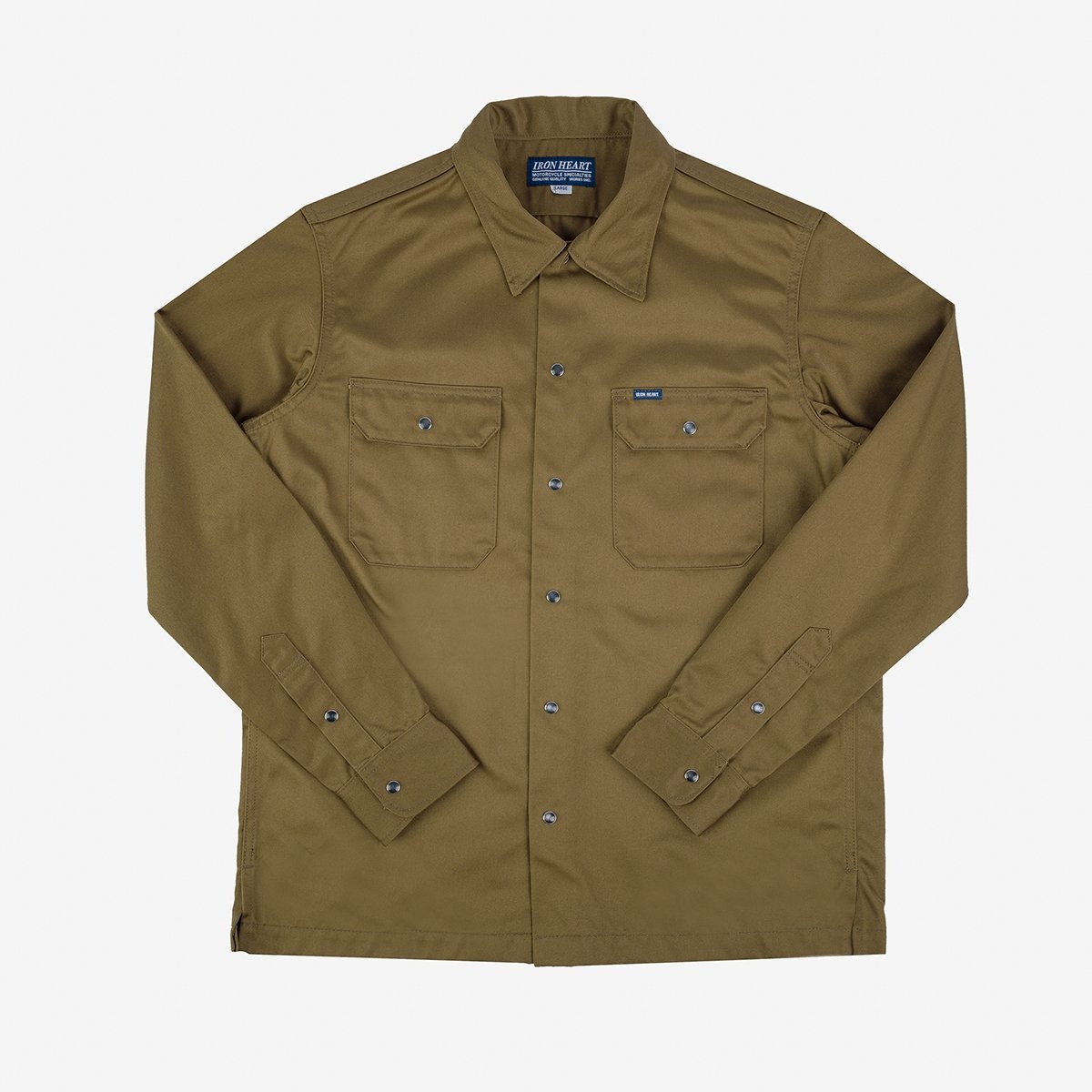 IHSH-383-BRN 9oz T/C Mechanic Shirt - Brown - 1