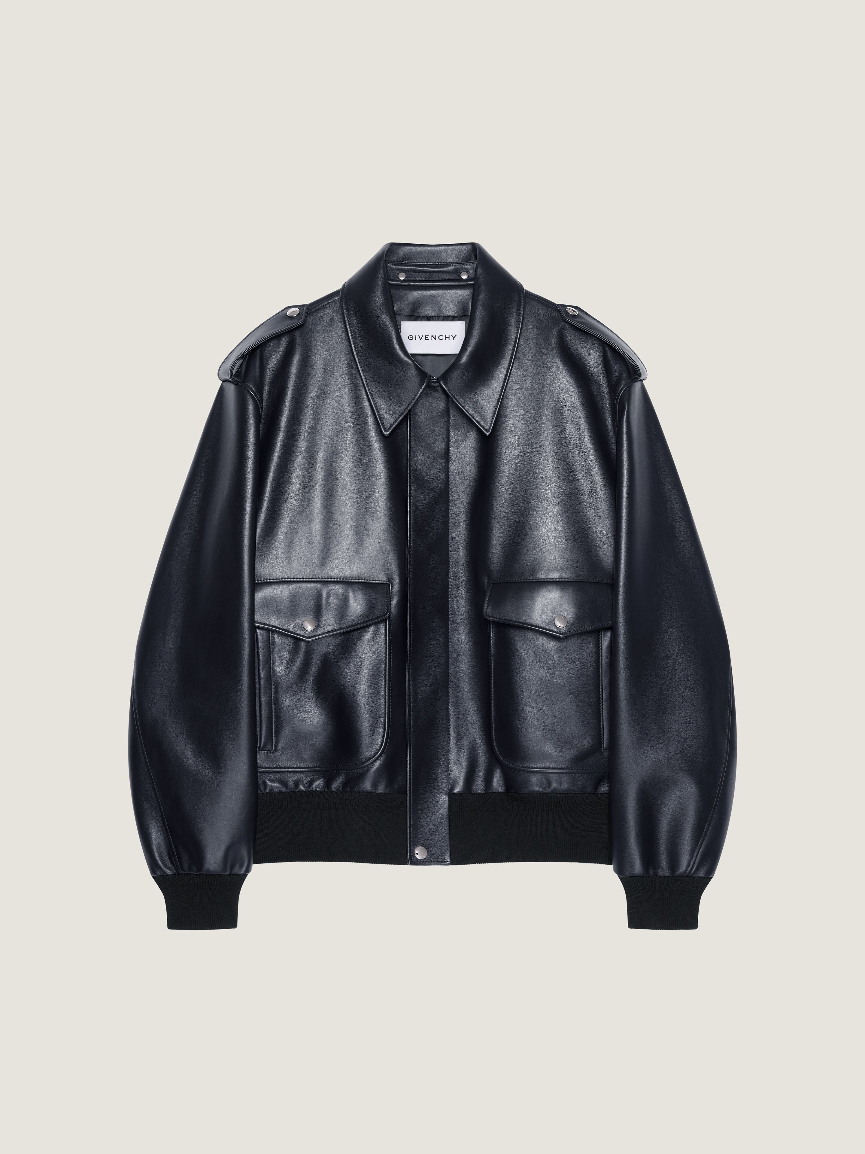 AVIATOR JACKET IN LEATHER - 1