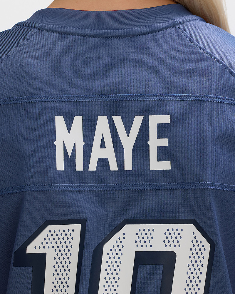 Drake Maye New England Patriots Rivalries Collection Women’s Nike NFL Game Jersey 5