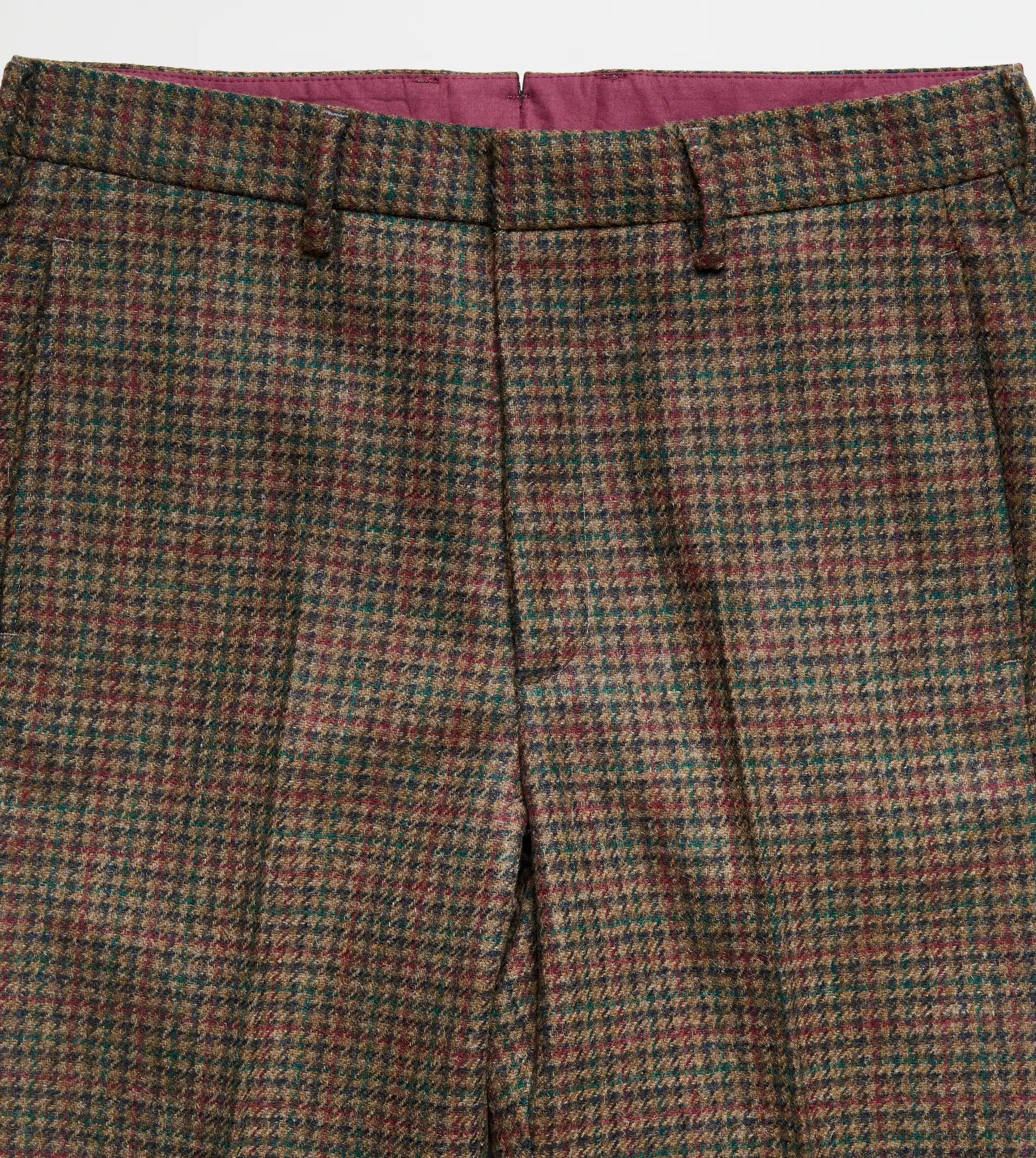 CLASSIC SHETLAND TROUSERS - BROWN, RED - 6