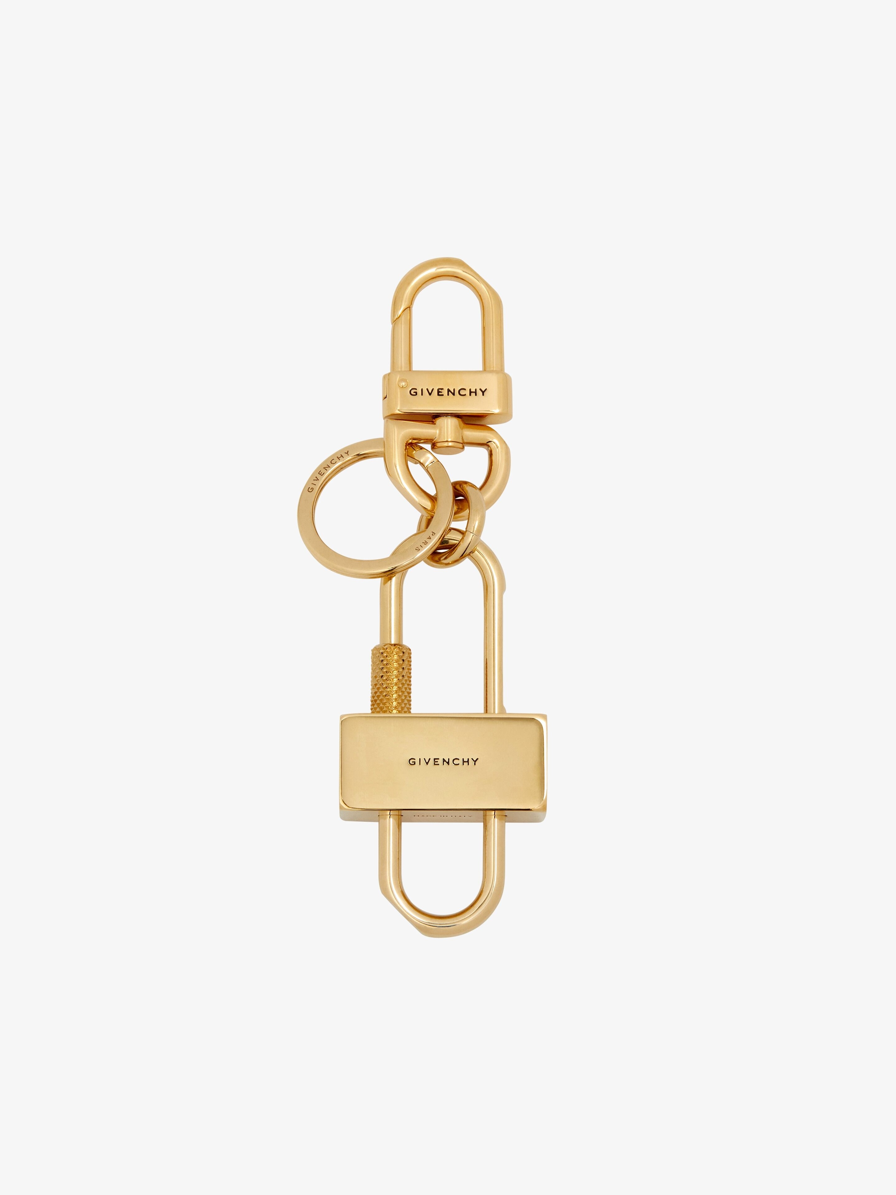 GIVENCHY PADLOCK KEYRING IN METAL - 1