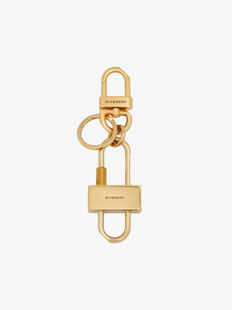 GIVENCHY PADLOCK KEYRING IN METAL 1