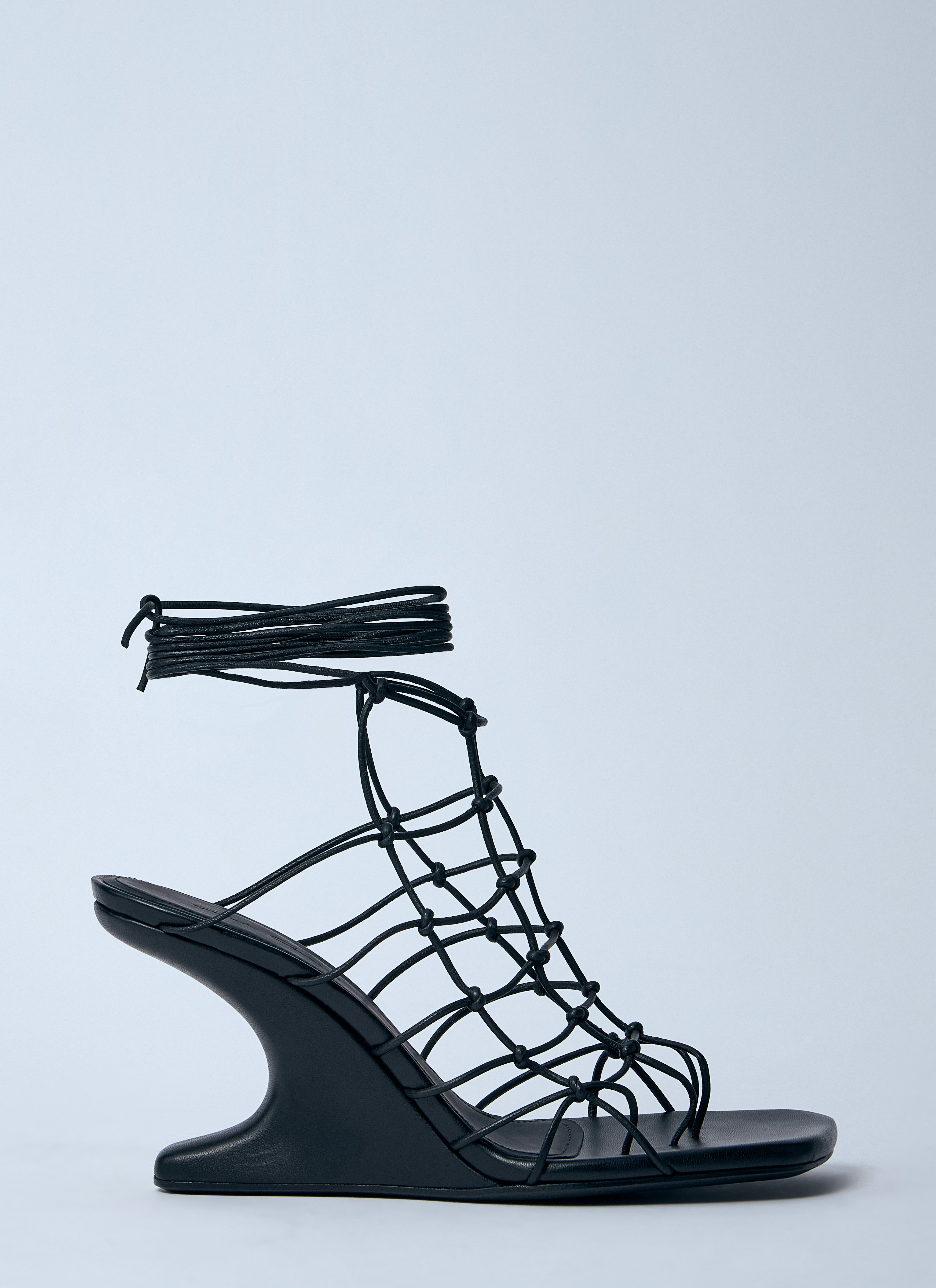 Rick Owens Women Hollywood Web Cantilever 8 Heeled Sandals - 7