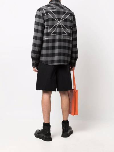 Off-White plaid flannel shirt outlook