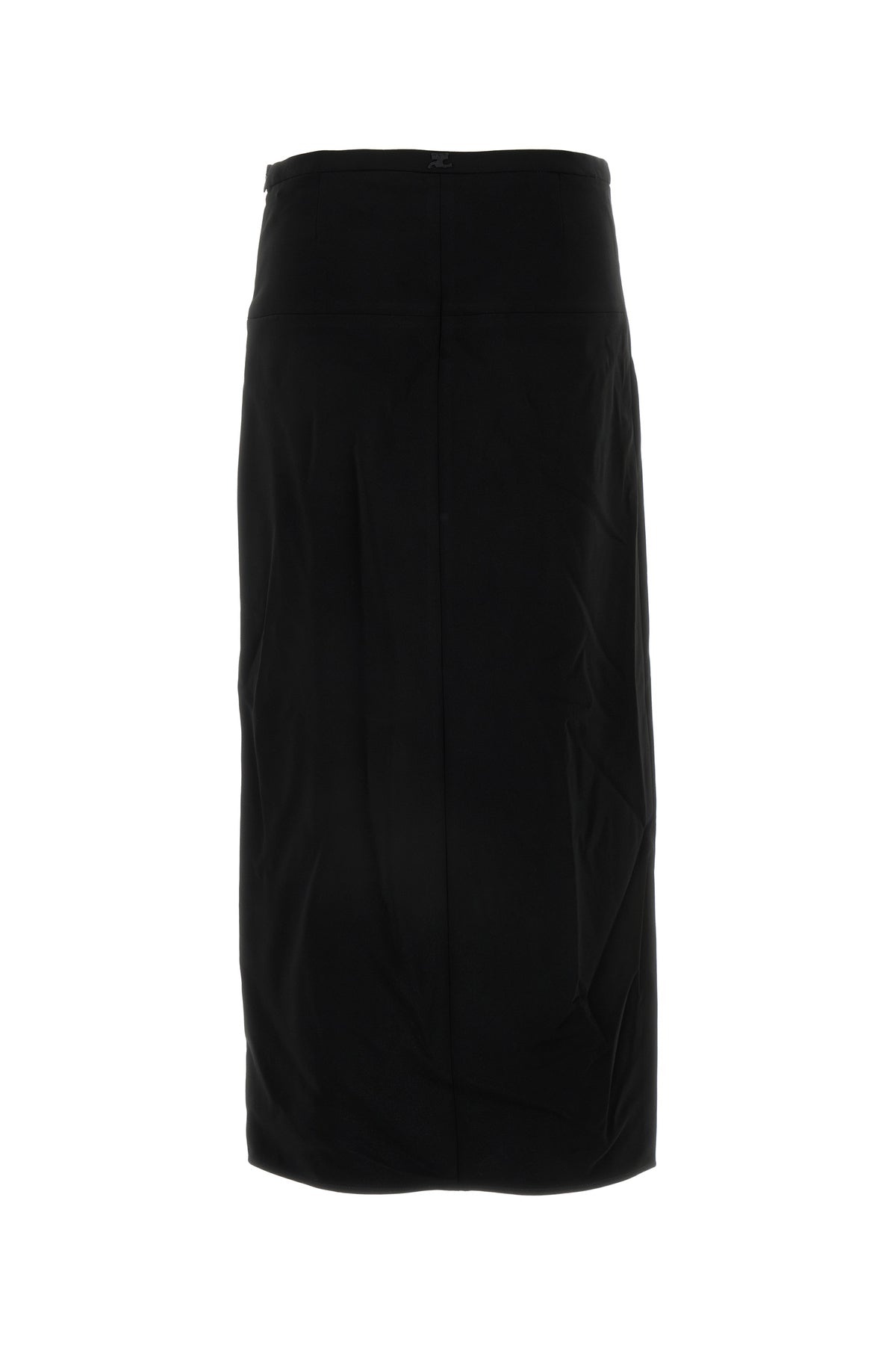 Black polyester blend skirt - 2