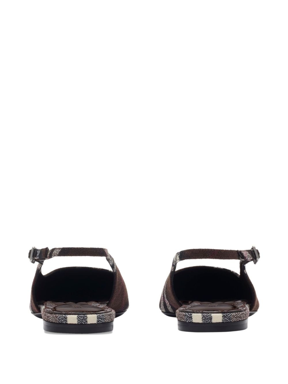 check slingback flat pumps - 2