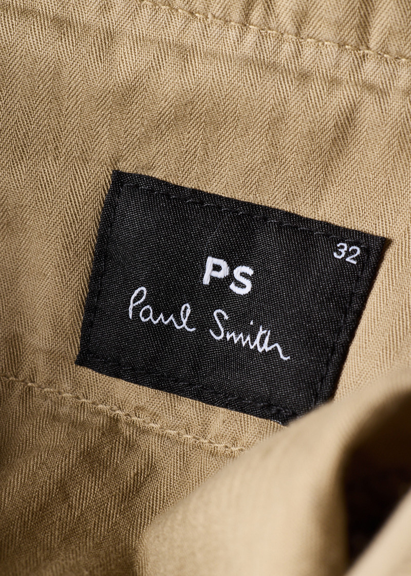 Relaxed-Fit Stone Cotton Chinos 4