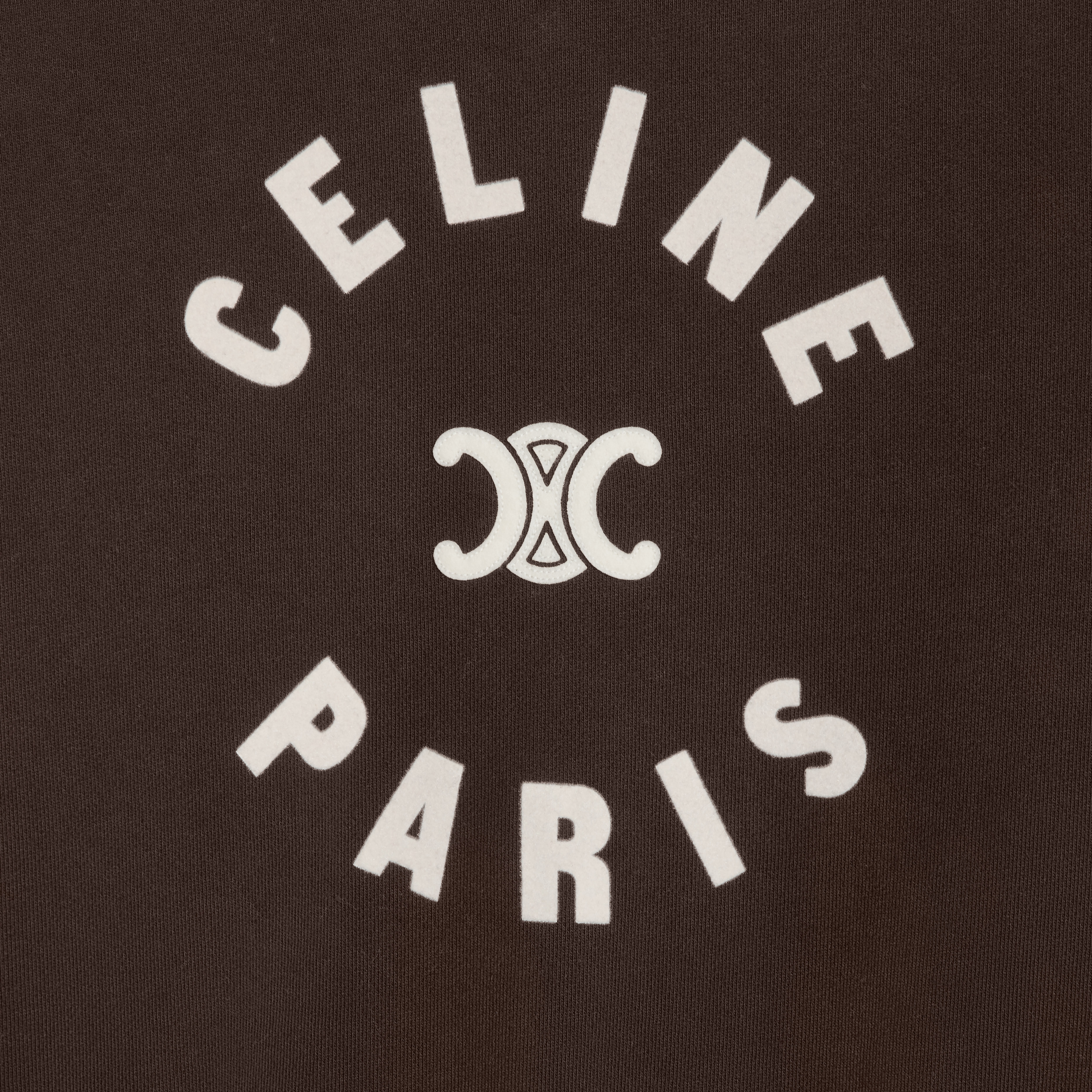 Celine Triomphe sweatshirt in cotton fleece - 4