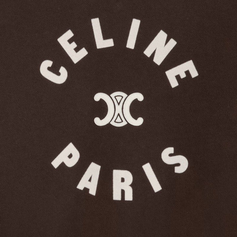 Celine Triomphe sweatshirt in cotton fleece 4