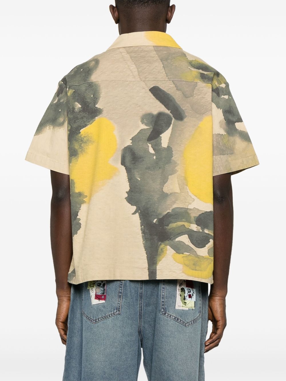 watercolor-face shirt - 4