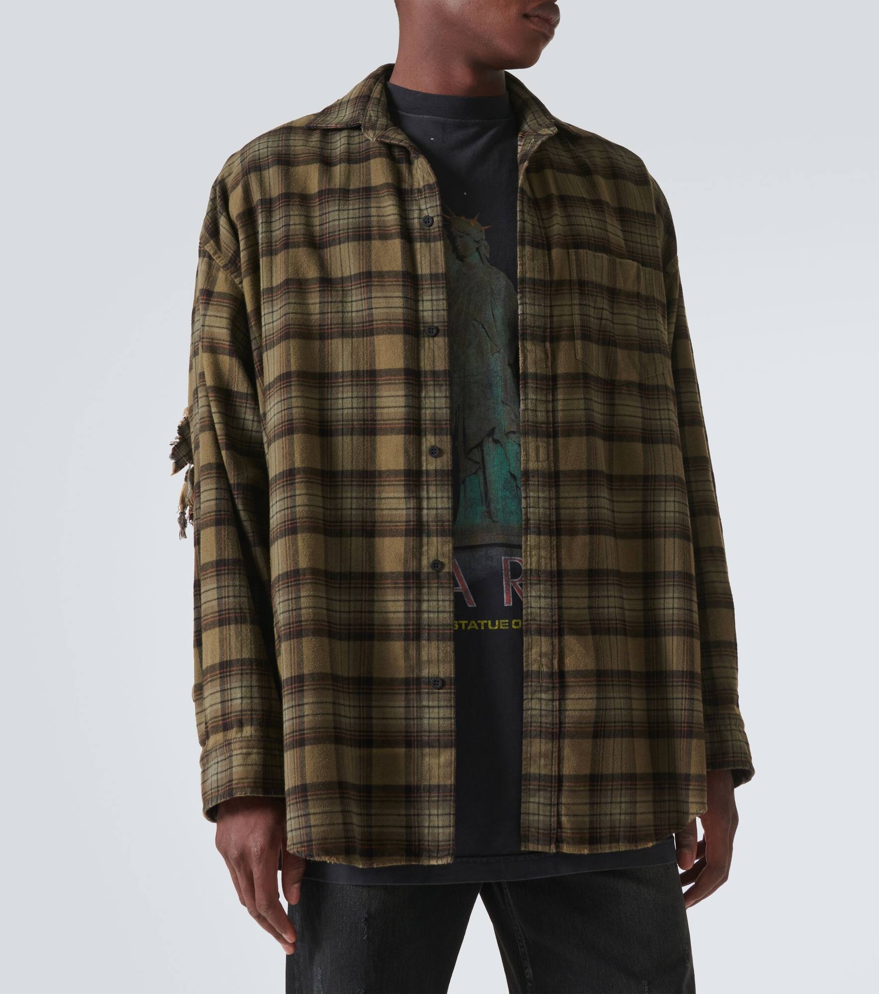 Paris Liberty layered cotton shirt - 3