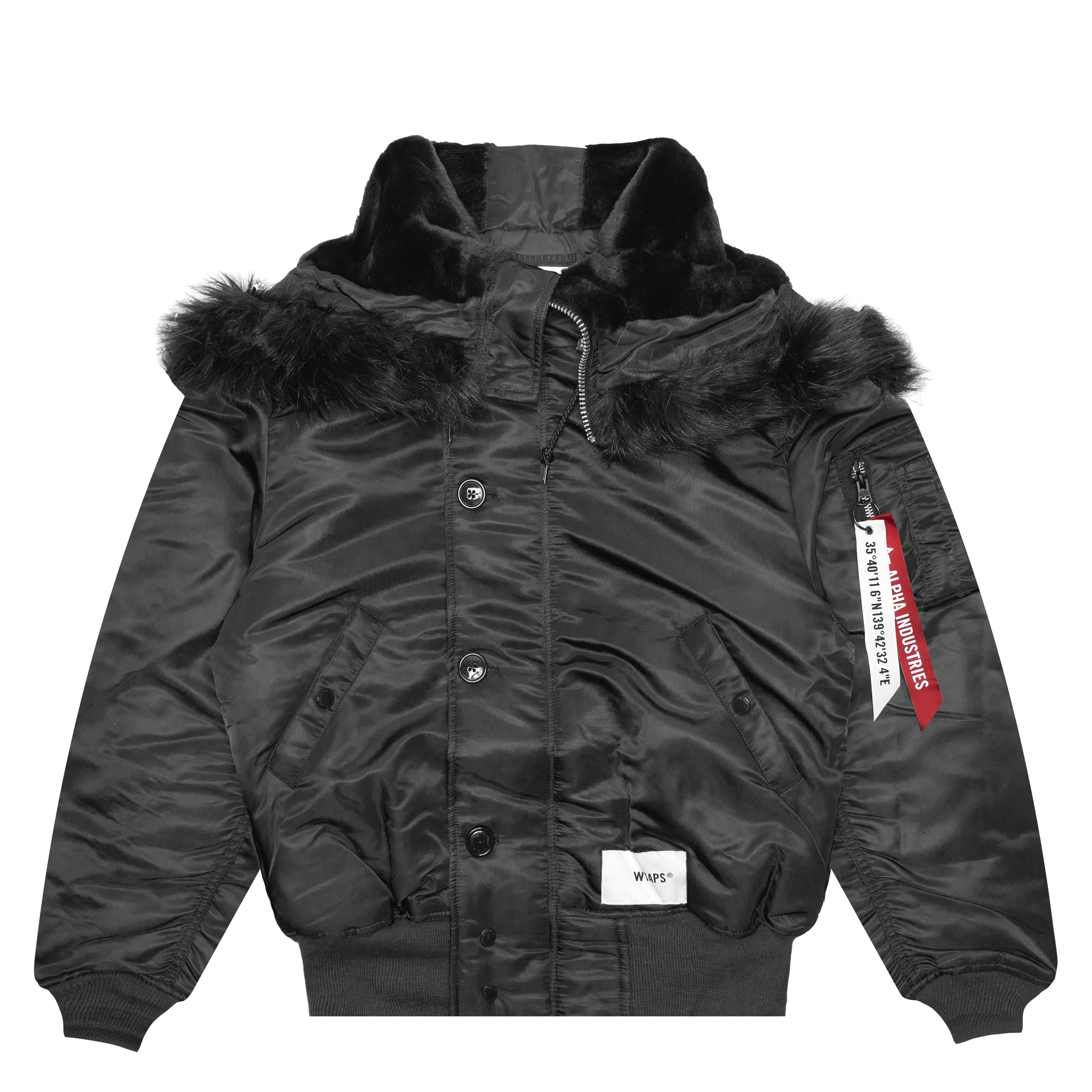 ジャケット・アウター WTAPS jacket nylon twill MA-1 sizeS WTAPS JACKET / NYLON. TWILL. ALPHA INDUSTRIES | saintalfred