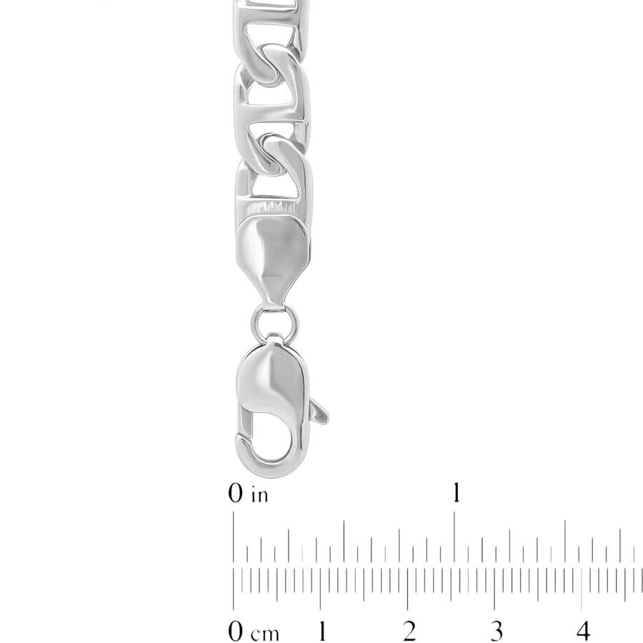 Robert Alton - Robert Alton Mariner Link Stainless Steel Necklace and Bracelet Set for Men - 1