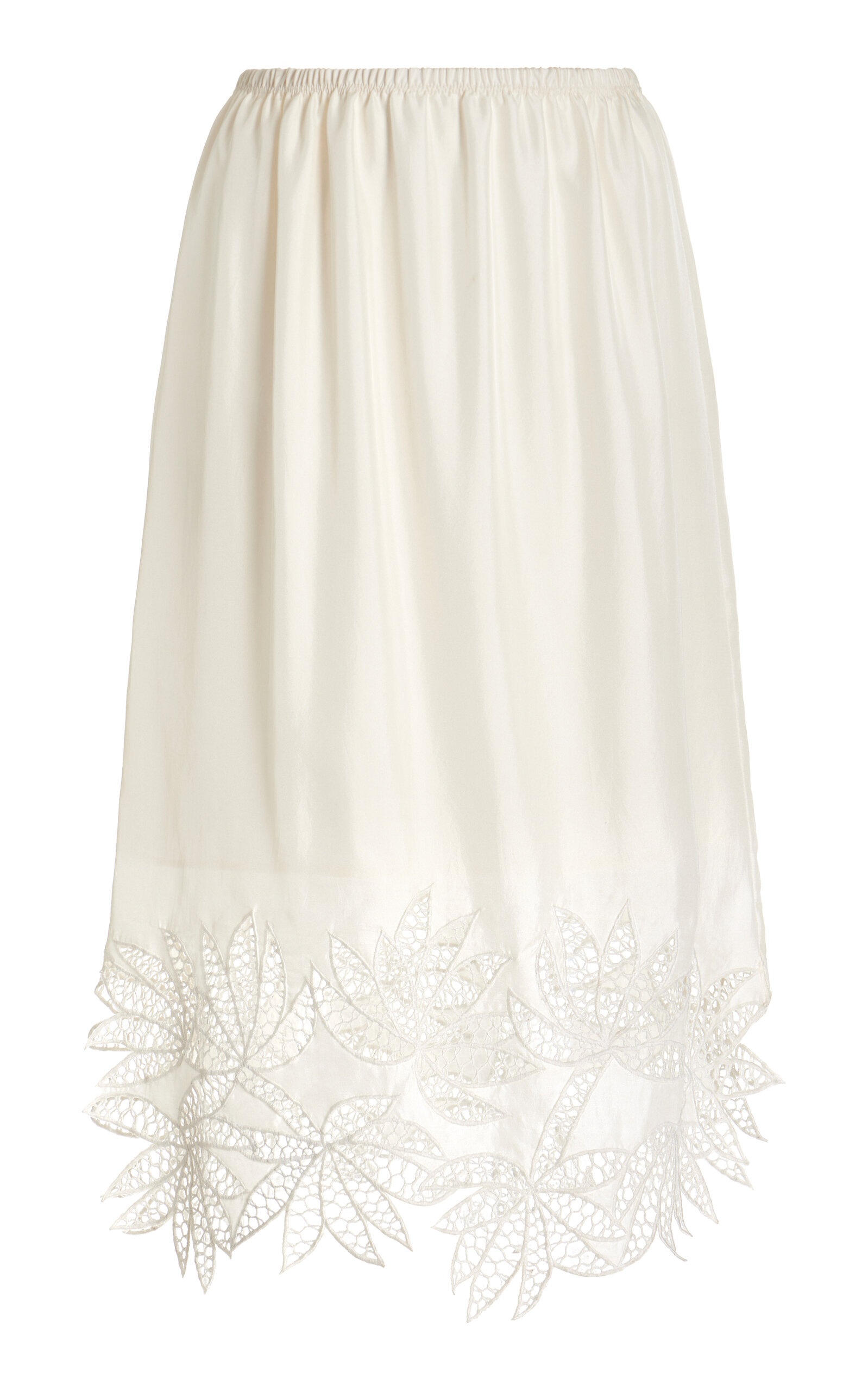Coverly Silk Skirt white - 1