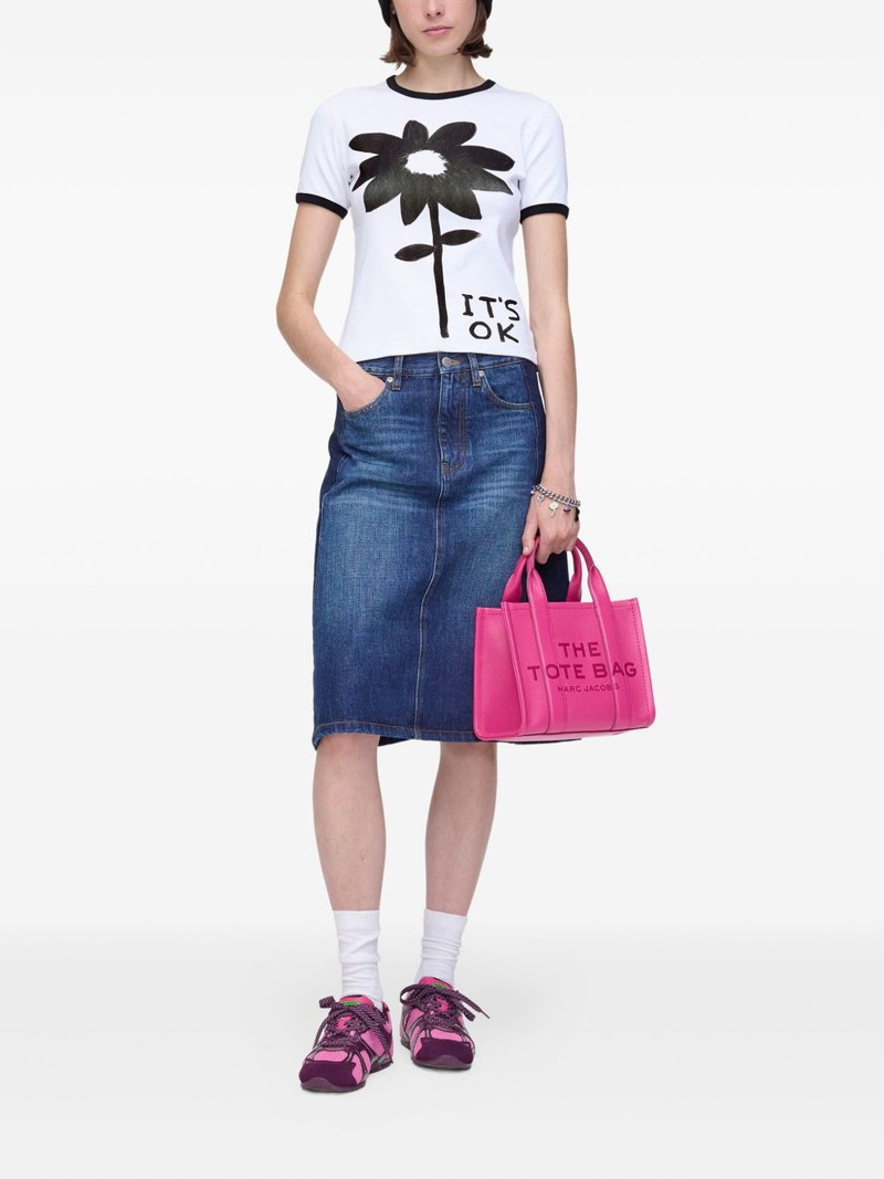 Marc Jacobs flower-print ringer tee outlook