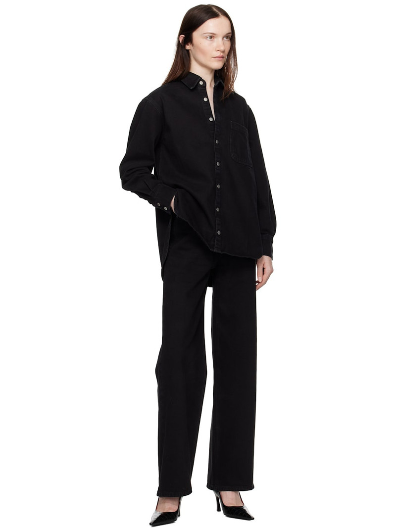 beaufille Black Elipse Wide Leg Jeans outlook
