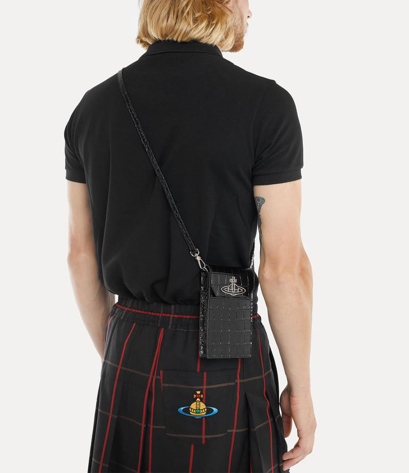 CROCODILE THIN LINE ORB PHONE BAG 1