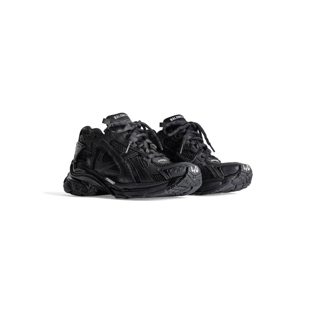 BALENCIAGA Men's Runner Sneaker in Black | REVERSIBLE