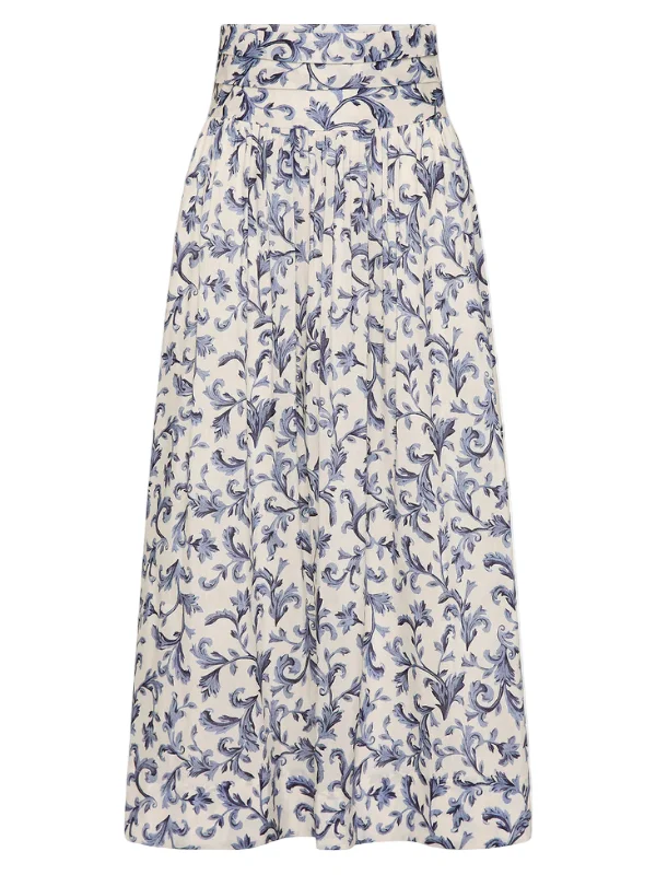 Rue Skirt in Blue Baroque - 1