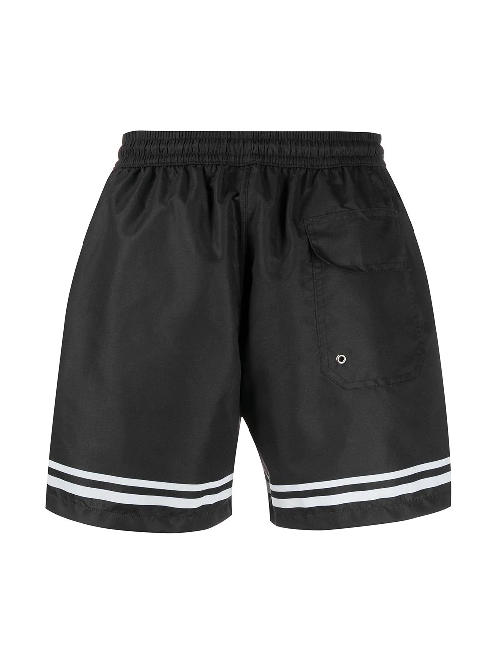 striped logo swimming shorts - 2