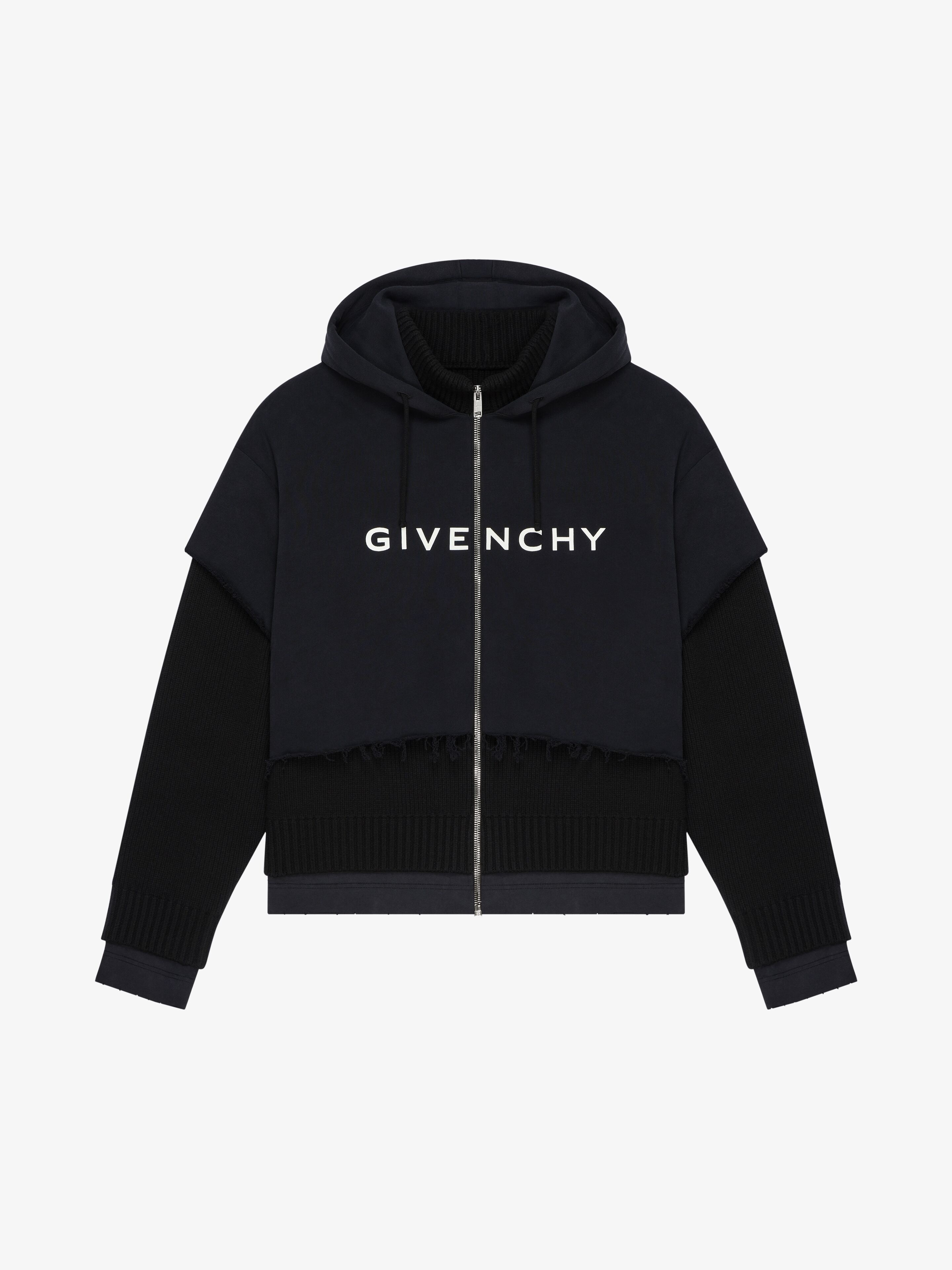 Givenchy cotton logo-print hoodie - Black