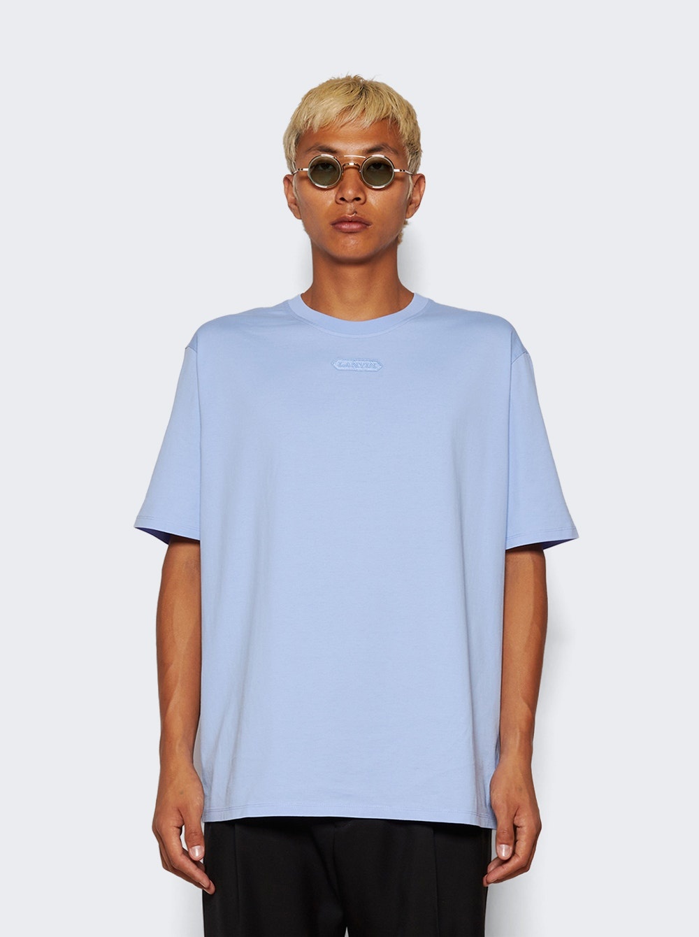 T-shirt Patch Lanvin Blue - 3