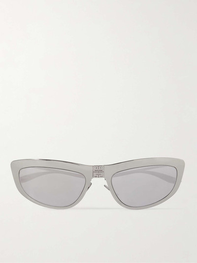 Givenchy Mirrored D-Frame Silver-Tone Sunglasses outlook